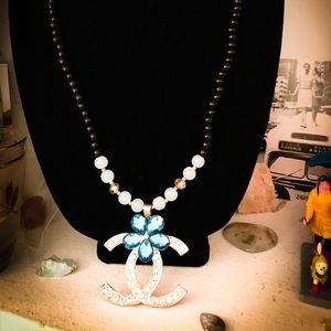 Jewelry - Chanel Logo Bead Necklace - Not Authentic. Jewelry - Chanel Logo Bead Necklace - Not Authentic.